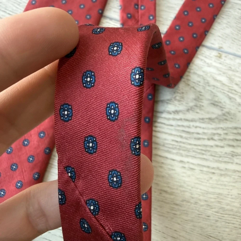Vintage Centurion San Francisco Silk Tie Repeat Pattern 1960s 70's | 3.25